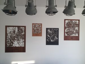 Stadtpläne aus holz
